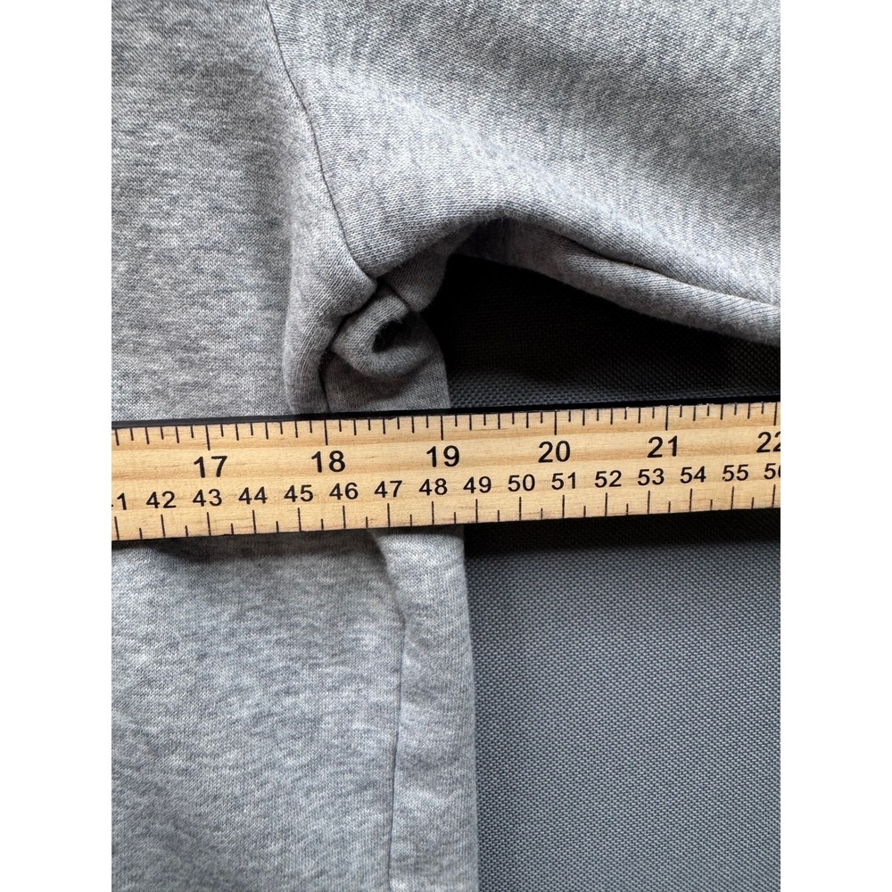 Adidas Gray Hoodie Sweatshirt Pullover Hooded Casual Athletic Mens‎ Size M - Picture 7 of 10